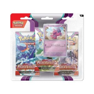Pokémon Paldea Evolved 3 Pack Blister Tinkatink