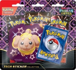 Pokémon Paldean Fates Tech Sticker Collection Shiny Fidough