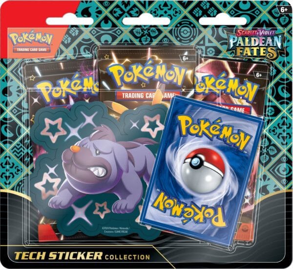 Paldean Fates Tech Sticker Collection Shiny Maschiff