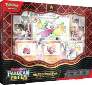 Pokémon Paldean Fates Skeledirge EX Box