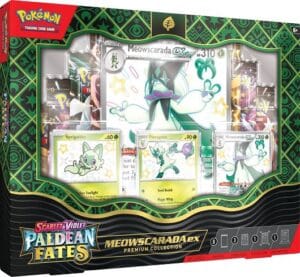 Pokémon Paldean Fates Meowscarada EX Box