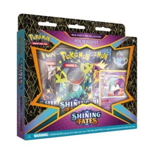 Pokémon Shining Fates Pin Collection Box Polteageist box