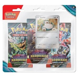 Pokémon Twilight Masquerade 3 Pack Blister Snorlax