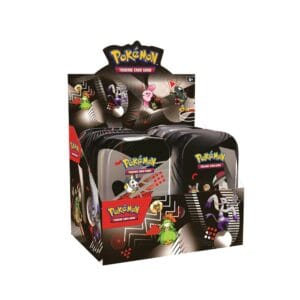 Pokémon Black Bolt & White Flare Mini Tin Display