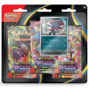 Pokémon Phantasmal Flames 3 Pack Blister Weavile