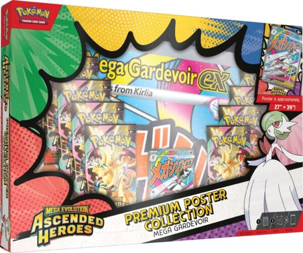 Ascended Heroes Premium Poster Collection Box Mega Gardevoir ex